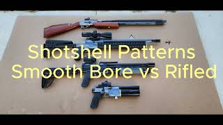 Airgun Shotshell PatterningSmooth Bore vs RiflingSeneca AEA 50 [upl. by Ky]