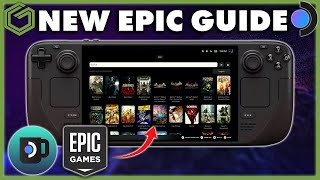 A Great NEW Way to Install EPIC Games on Steam Deck [upl. by Llemert]