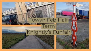 Towyn Half Term Update  Knightlys Funfair Amusements Bargain Shops amp Ty Mawr Development [upl. by Josler]