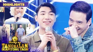 Darren imitates Gary V and Erik Santos singing voice  Tawag Ng Tanghalan [upl. by Alael]