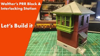 Walthers Cornerstone PRR block and interlock station Lets build it [upl. by Kaila]