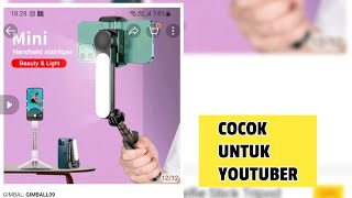 Review Tongsis Gimbal Stabilizer 3 in 1 Q09 [upl. by Schapira]