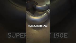 Supersprint 59kg Edelstahl Stainless Steel geil Mercedes 190E 20 shorts 190 w201 mercedes how [upl. by Nur]