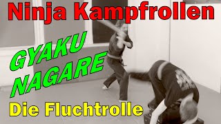 Ninja Kampfrollen  Fluchtrolle Gyaku Nagare [upl. by Aniraz145]