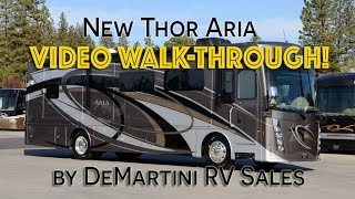 2017 Thor Aria 3601 Class A Diesel Motorhome  Full Walk Through FIRST LOOK [upl. by Jahdol]