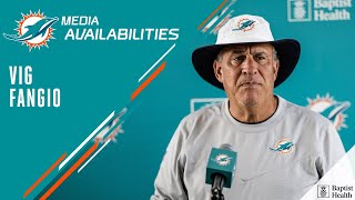 Defensive Coordinator Vic Fangio meets with the media  Miami Dolphins [upl. by Athalia]