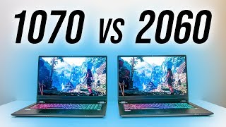 RTX 2060 vs GTX 1070  Gaming Laptop Comparison [upl. by Ggerc193]