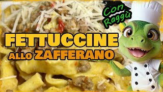 Fettuccine allo Zafferano [upl. by Ainigriv]