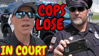 COPS LOSE ILLEGAL ARREST IN COURT LAWSUIT [upl. by Lekcim884]