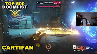 ONE OF THE BEST DOOMFISTS CARTIFAN  TOP 500  OVERWATCH 2 SEASON 12 [upl. by Lipsey]