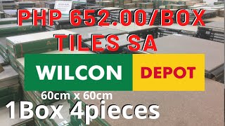 WILCON DEPOT 60x60 Tiles 1Box 4pieces [upl. by Chubb]