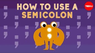 How to use a semicolon  Emma Bryce [upl. by Nwatna]