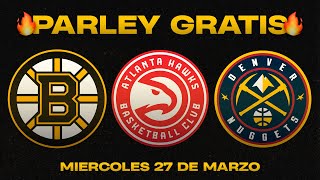 🔥 PRONOSTICOS NBA Y NHL PARA HOY 27032024 🔥 PARLEY GRATIS 🏀🔥 [upl. by Tomkin706]