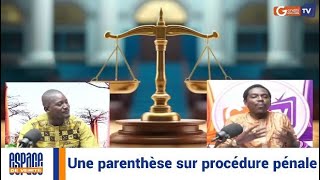 Urgent Une Parenthèse sur le procédure pénale [upl. by Bride132]