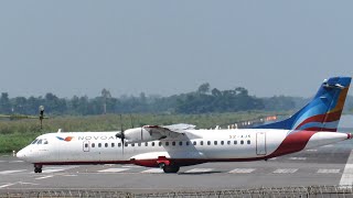 NovoAir Domestic flight Sylhet to Dhaka [upl. by Gemma560]