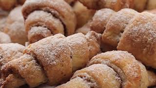 Cinnamon rugelach cookies  רוגלעך קינמון מהירים [upl. by Haikan]