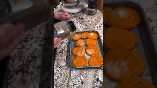 Browned sweet potatoes 1913 recipe sweetpotatorecipes fall thanksgiving [upl. by Sihtam222]