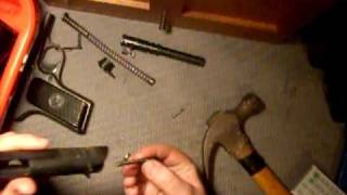 how to remove the firing pin for a tokarev pistol [upl. by Donadee90]