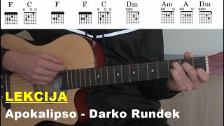 Darko Rundek  Apokalipso  Lekcija za Gitaru [upl. by Nwahsirhc652]