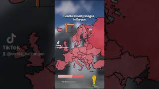 Dealths Penalty Usage in Europe mapper mapp europe mapology geography [upl. by Huskamp]