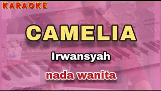 Karaoke CAMELIA nada wanita  Irwansyah [upl. by Acimak]