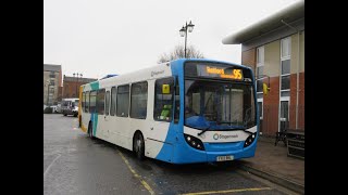 SOME THRASH Stagecoach Lincolnshire 27786 FX12BHL on 95 to Gainsborough 20231209 Part 3 [upl. by Burdett314]