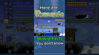 📱Terraria Mobile facts you dont know🌳 terraria mobile [upl. by Asusej]