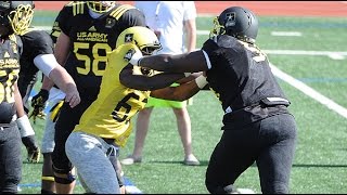 Army Bowl East OL vs West DL [upl. by Tristas]