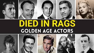 Golden Age Actors And Singers Who Died In Poverty [upl. by Lleze]