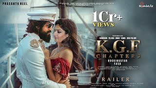 KGF Chapter 3  Trailer  HINDI  Rocking Star Yash  Prabhas  Raveena Tondon  Prashanth Neel 3 [upl. by Ititrefen]