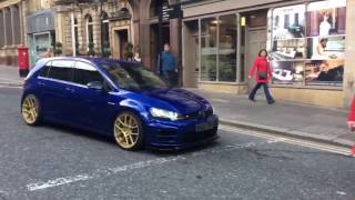 LOUD VW GOLF R ACCELERATIONS AND LAUNCH CONTROL [upl. by Aicileb69]