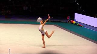 Aleksandra Soldatova  Clubs 2014 Euskalgym Gala [upl. by Attenaz461]