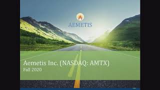 Aemetis CEO Eric McAfee presents corporate overview Fall 2020 [upl. by Tebasile]