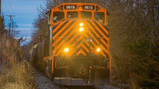 Rare GP402W Locomotive In Action  Shenandoah Valley Railroad [upl. by Ohare]