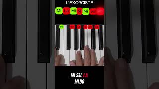 Joue au piano les meilleurs thèmes dHalloween1pianotutoriallexorciste halloweenhalloween2024 [upl. by Anytsyrk]