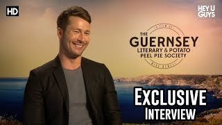 Glen Powell on finding hope with The Guernsey Literary and Potato Peel Pie Society  Interview [upl. by Tayyebeb]