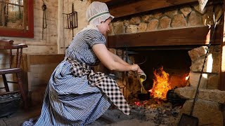 Cooking Dinner 200 Years Ago  Fall 1828 America [upl. by Kester]