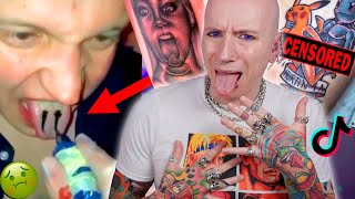 These Tattoos Will Make You SICK  NEW Tattoo TikTok Fails 3  Roly [upl. by Erb]