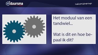 Duursma WampO Wat is het moduul van een tandwiel [upl. by Nob]