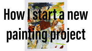 How I start a new painting project  Lewis Noble [upl. by Aeirdna917]