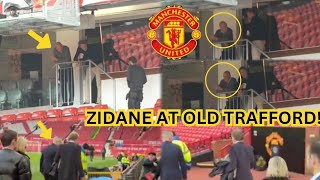 ZIDANES SHOCKING APPEARANCE AT OLD TRAFFORD A NEW ERA FOR MANCHESTER UNITED [upl. by Attolrahc827]