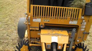 Baling hayVermeer 5400 Rebel [upl. by Fiedler]