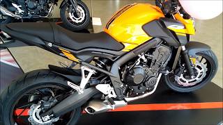 NOVA CB650F 2019 NA COR LARANJA EM DETALHES  PREÇO REAJUSTADO [upl. by Hollis]