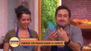 Receta Chirmol  Cocineros Mexicanos [upl. by Skcirdnek514]