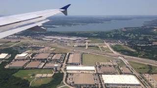 Dallas Texas  Landing at DallasFort Worth International Airport HD 2016 [upl. by Neelrac]