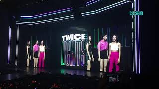 TWICELIGHTSinKL Chaeyoung selecting Nayeon and Jeongyeon to perform Born This Way 190817 [upl. by Ahcsap534]