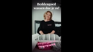 Beddengoed wassen doe je zo  Wasparfumnl shorts [upl. by Sandra35]