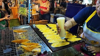 Thai Crispy Pancake  Khanom Buang Thai Streetfood [upl. by Felix]