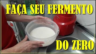 Como Fazer Fermento de Litro do Zero  Fermento Natural  Pão de Cristo [upl. by Huber]