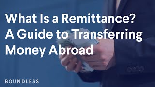 What is Remittance  A Guide to Transferring Money Abroad [upl. by Nnylarej]